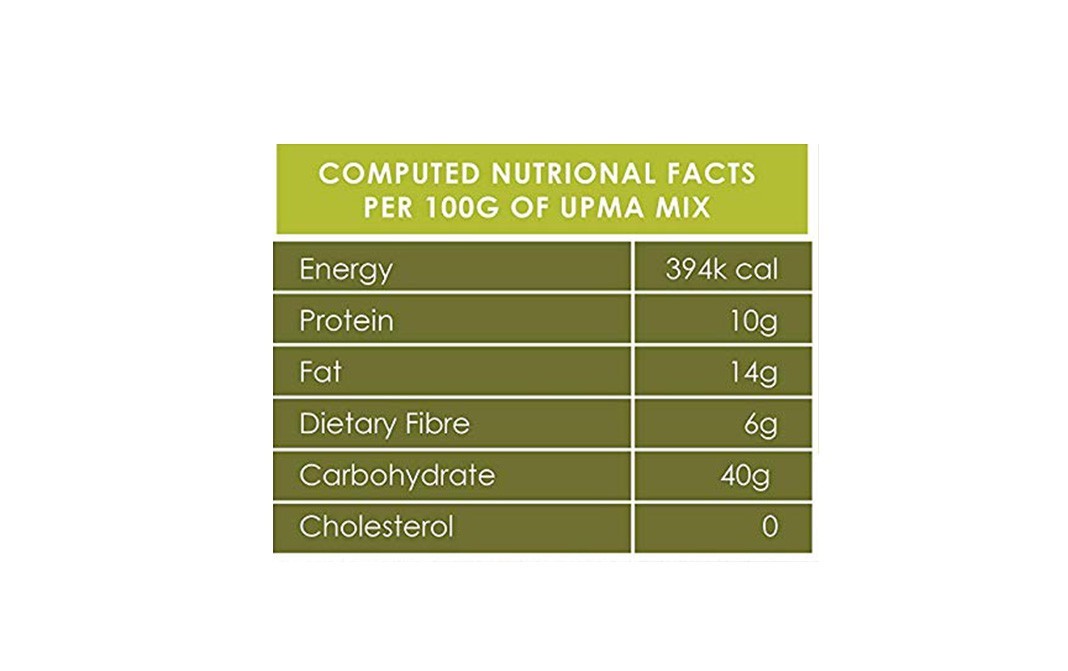 Forgotten Foods Little Millet Udupi Upma    Pack  400 grams